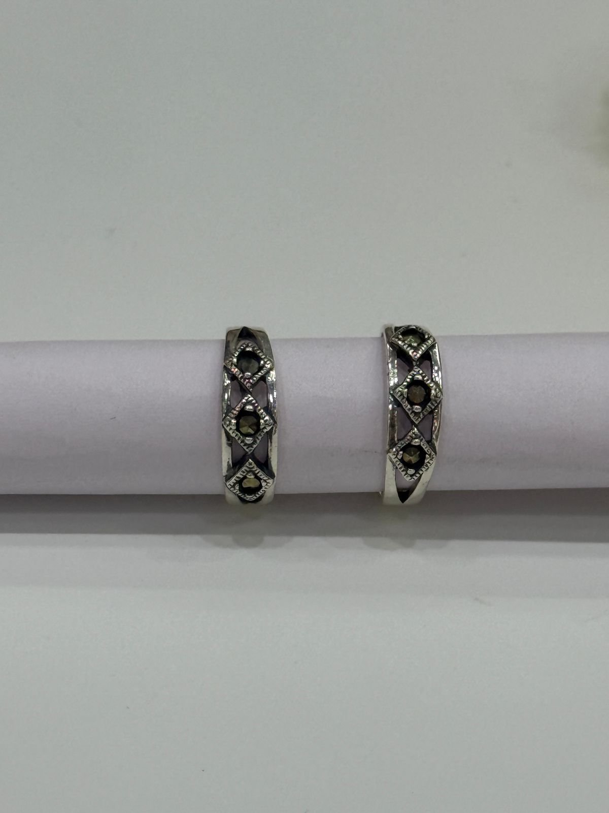 92.5 Silver 3 Chuck Clemency Antique Toe Ring 